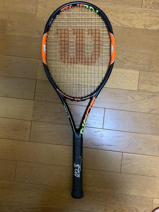 ウィルソンバーン95 錦織圭サイン入り とんねるずのスポーツ王は俺だ