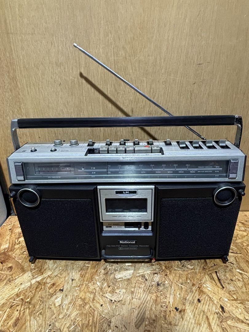 昭和レトロ ラジカセ RX-5620 national ナショナル ジャンク 昭和レトロ ラジカセ RX-5620 national ナショナル ジャンク