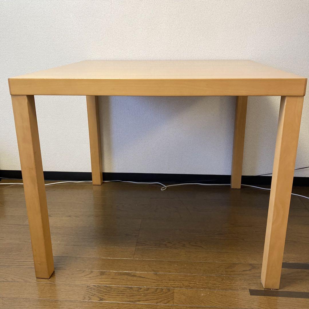 無印良品 正方形ダイニングテーブル オーク - メルカリ