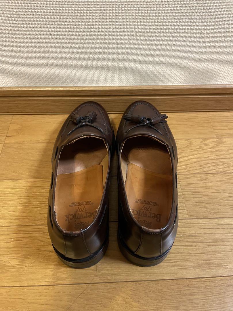 【美品／人気】バーウィック　タッセルローファー　6 1/2