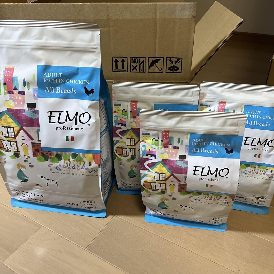 ELMO リッチインチキン ドライフード エルモ リッチインチキン800g×個