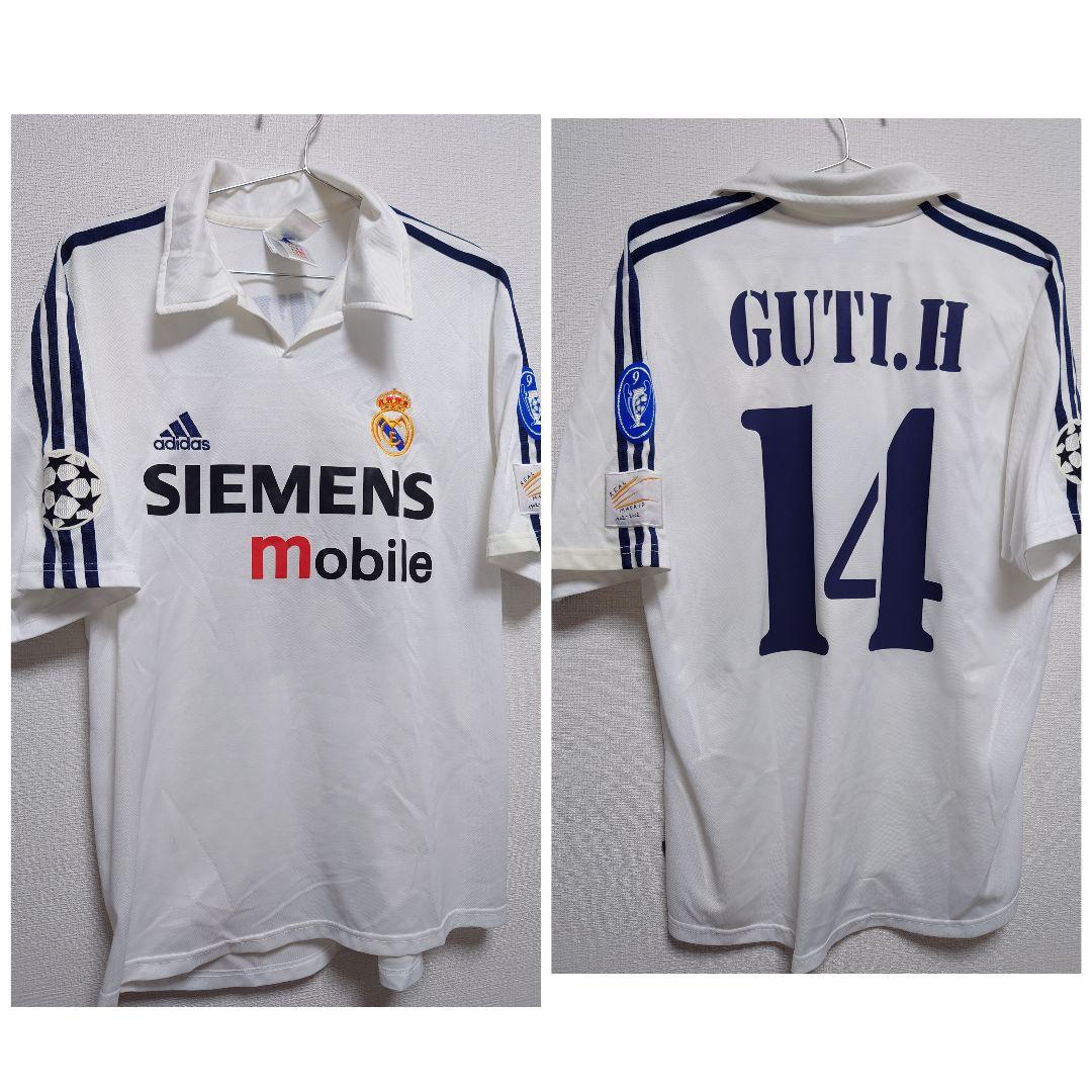 高評価なギフト adidas 2002〜03 レアルマドリード グティ CL仕様