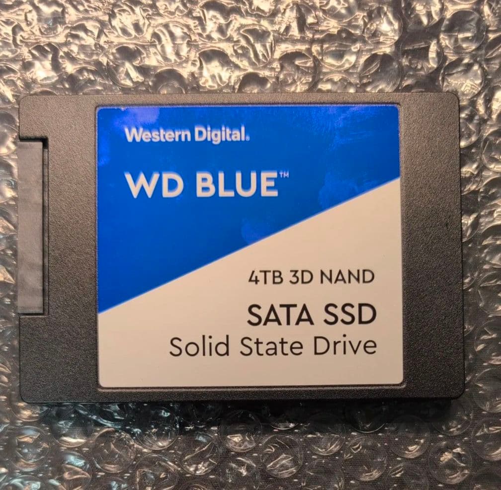 WD BLUE 3D NAND 4TB 2.5インチ SATA SSD