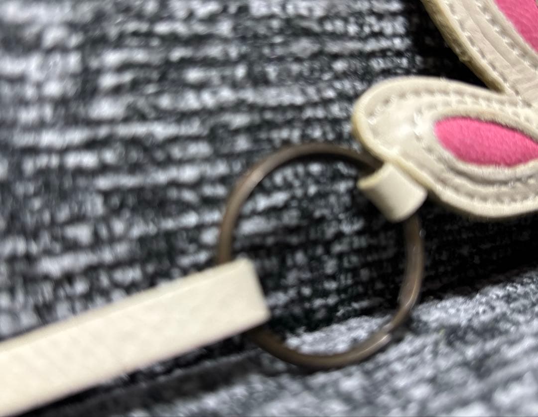 未使用品　IBIZA イビザ　うさぎのチャーム　キーリング