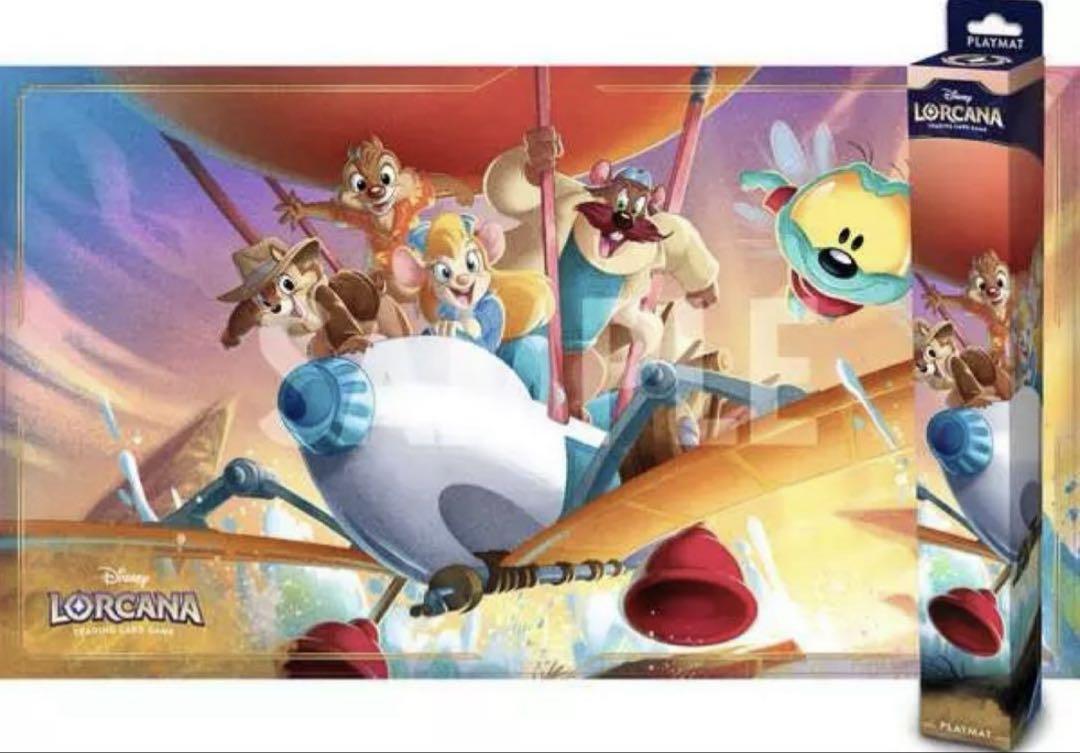 海外限定 ロルカナ チップとデール(レスキューレンジャー)プレイマット 海外限定 ロルカナ チップとデール(レスキューレンジャー)プレイ