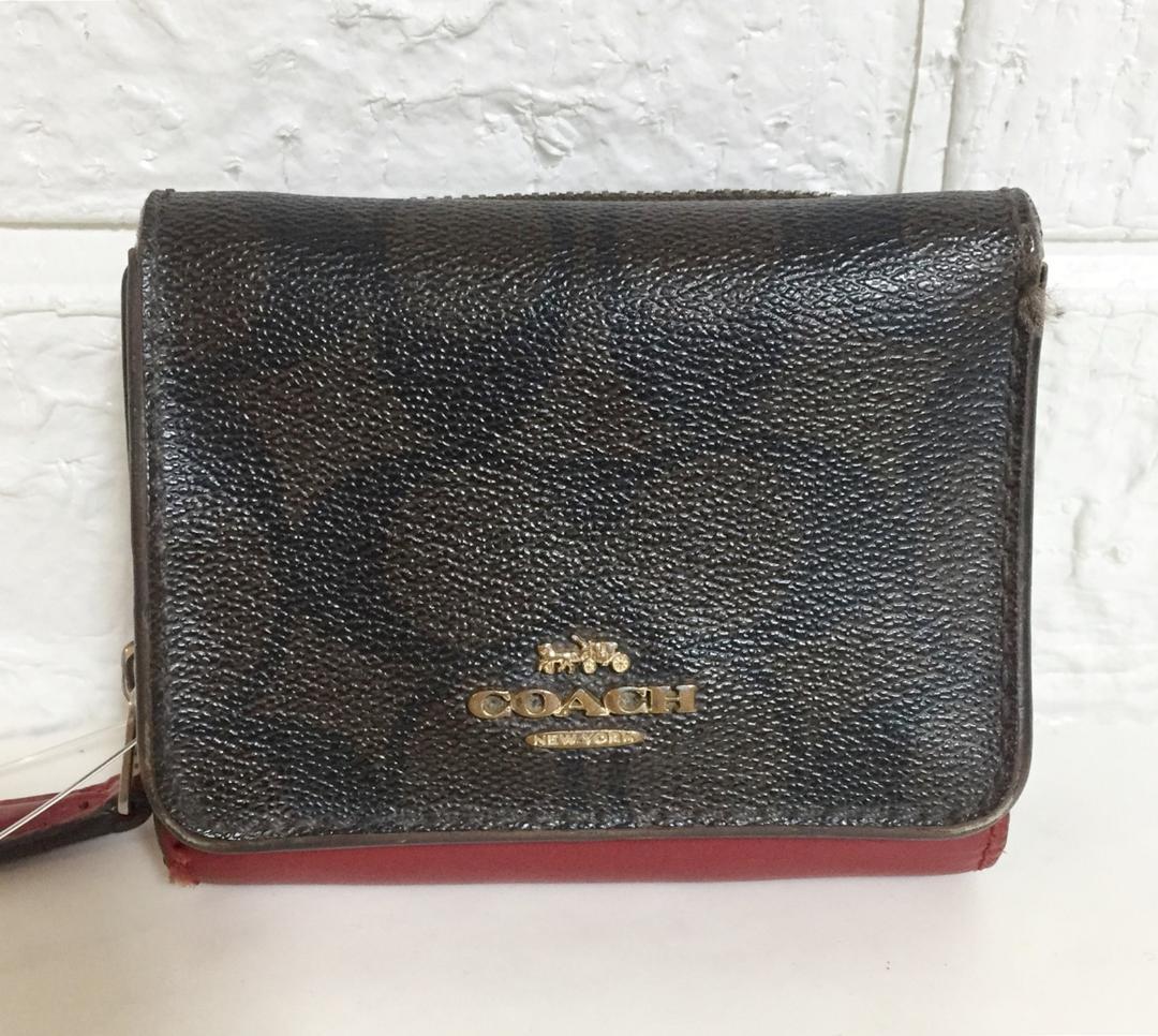 no27830 COACH コーチ シグネチャー 折り畳み 財布 ウォレット