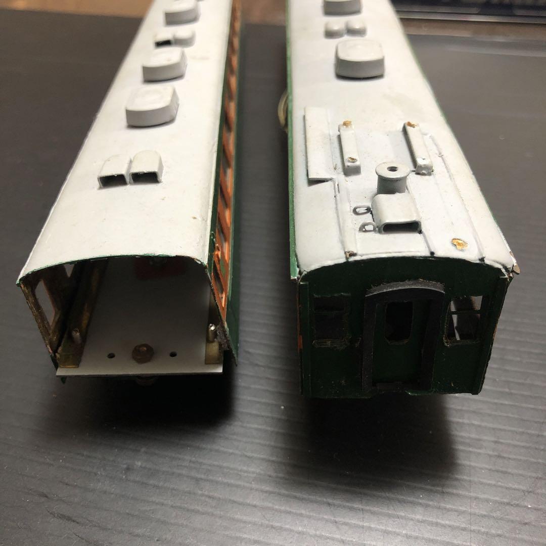 ジャンク］鉄道模型 HOゲージ 客車 2両 木製/鉄製 当時物 - メルカリ