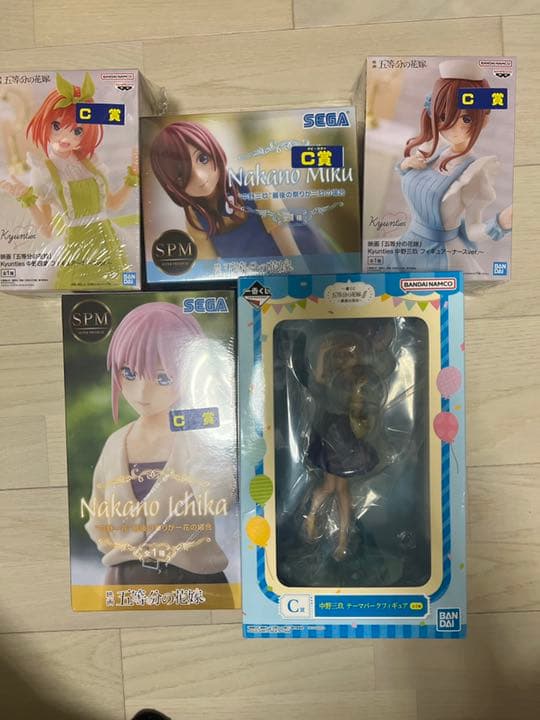 即日発送】 五等分の花嫁 フィギュアセット 一番くじ 最高の休日