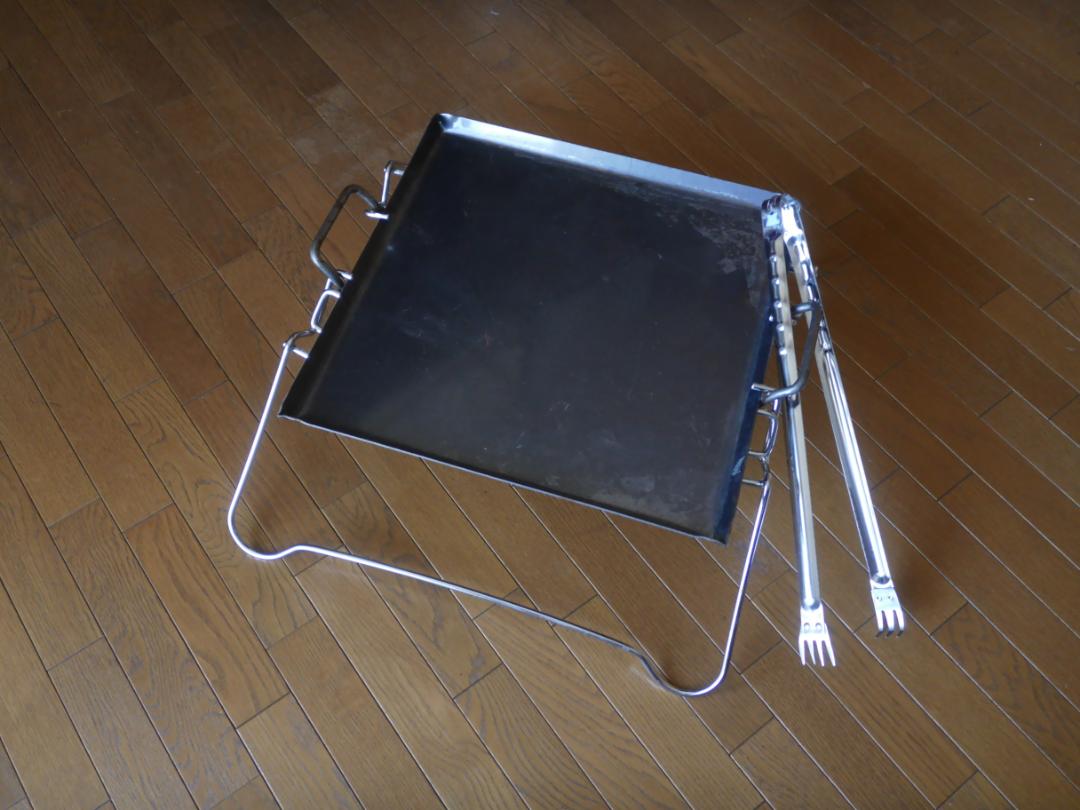 新品未使用 バーベキュー鉄板3点セット