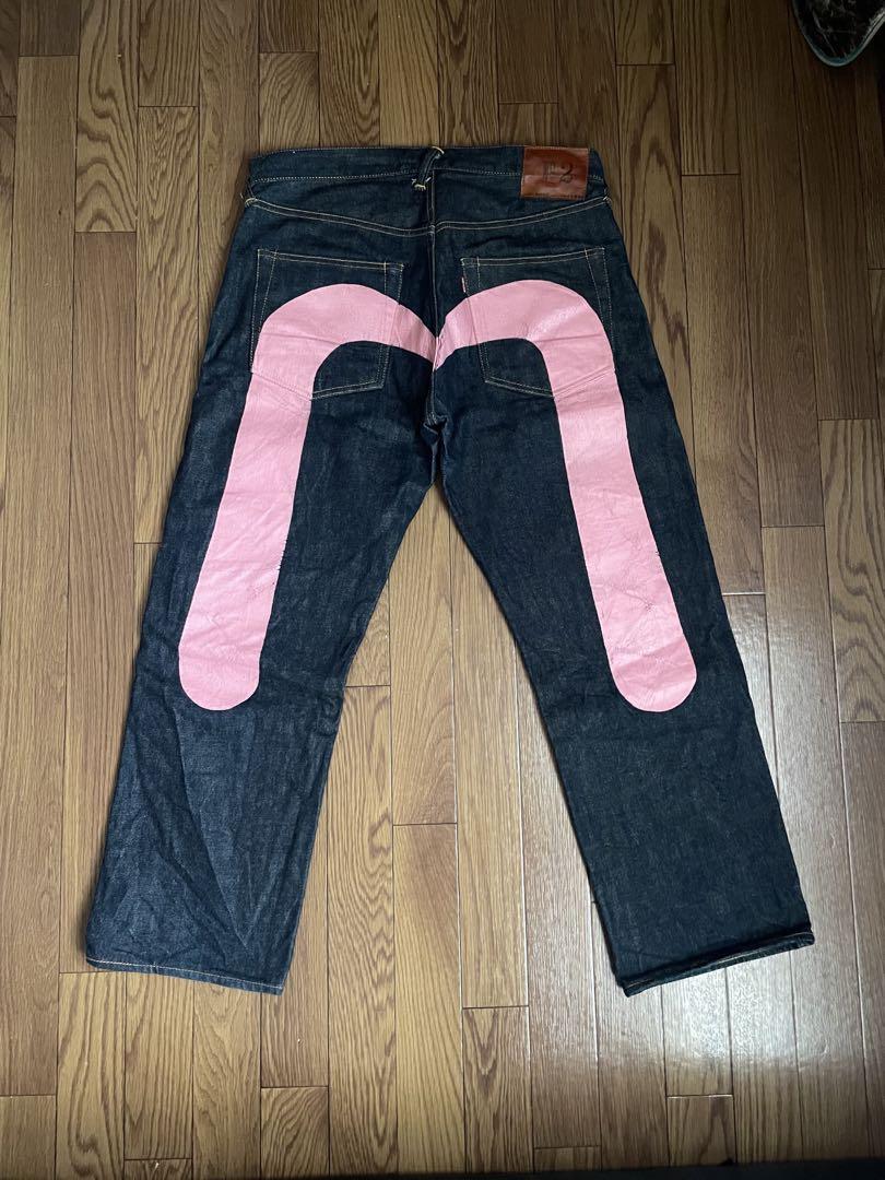 90s EVISU BIG CAMOME JEANS