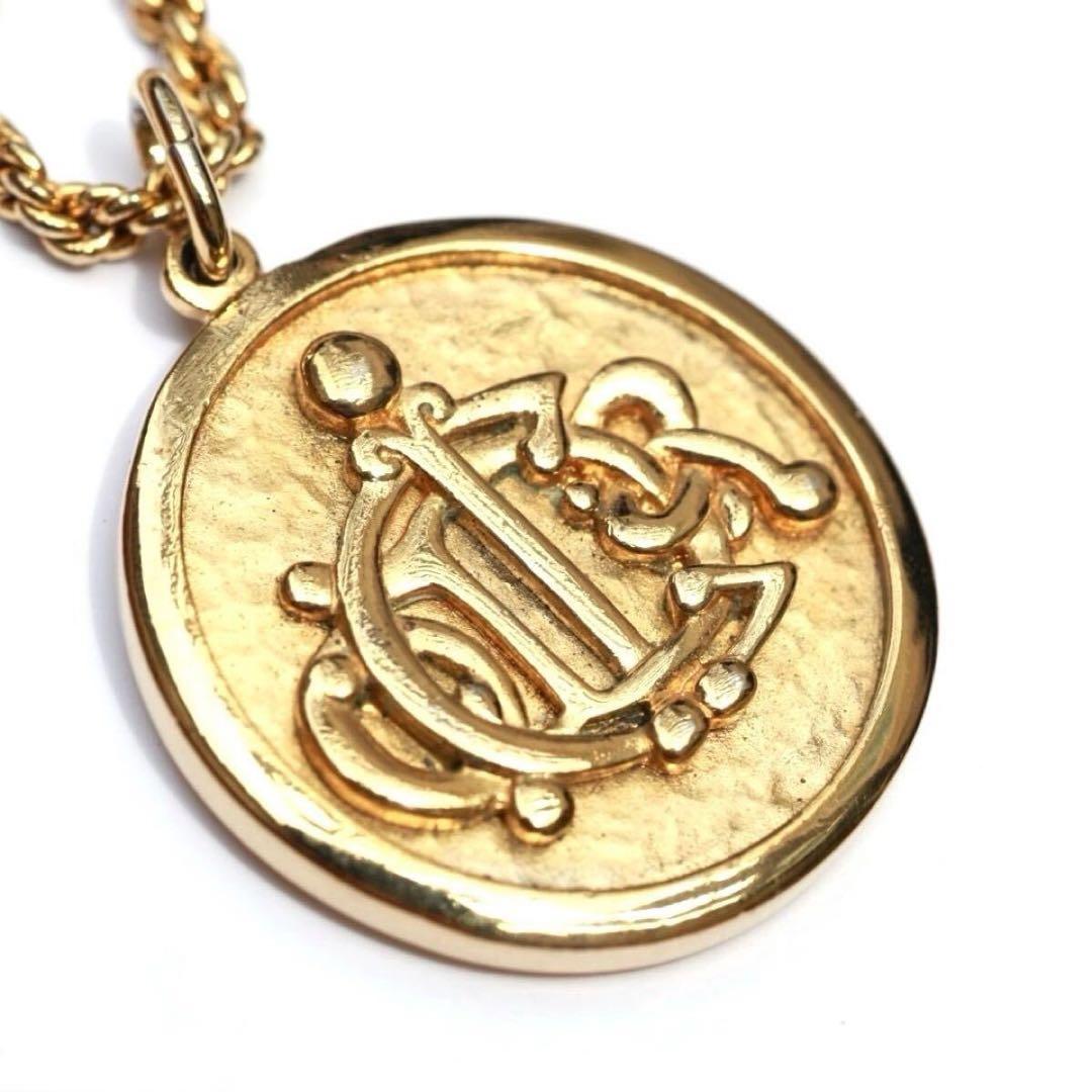 ディオール ネックレス ゴールド メダル ロゴ アクセサリ ペンダント Dior