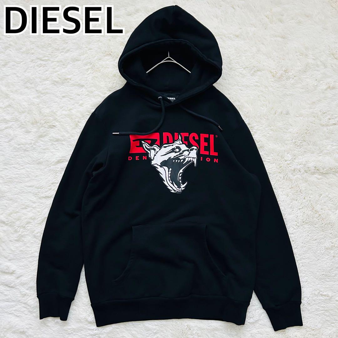極美品】ディーゼル ウルフ パーカー 希少デザイン