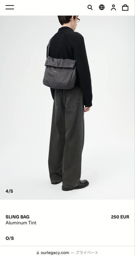 カリナ 着用】OUR LEGACY 24AW ショルダーバッグ 新品未使用品 カリナ 着用】OUR LEGACY 24AW ショルダーバッグ 新品未使用品