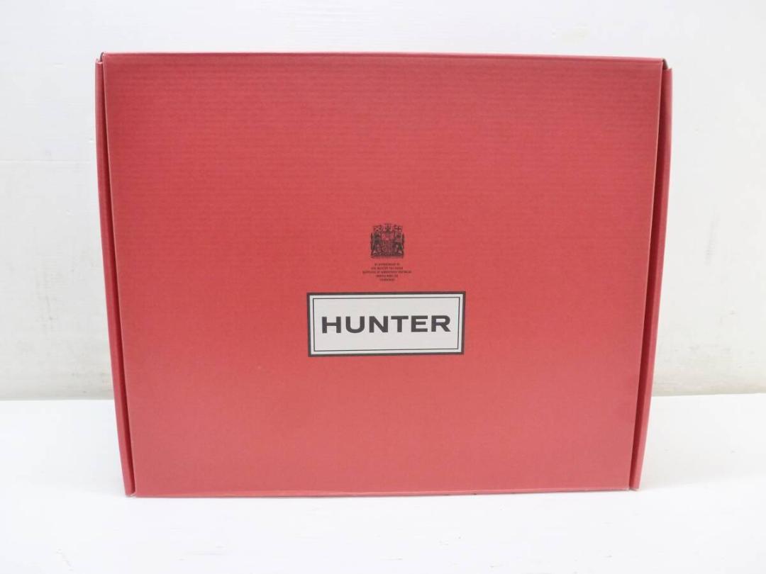 HUNTER ショート バック アジャスタブル レインブーツ 24cm 長靴