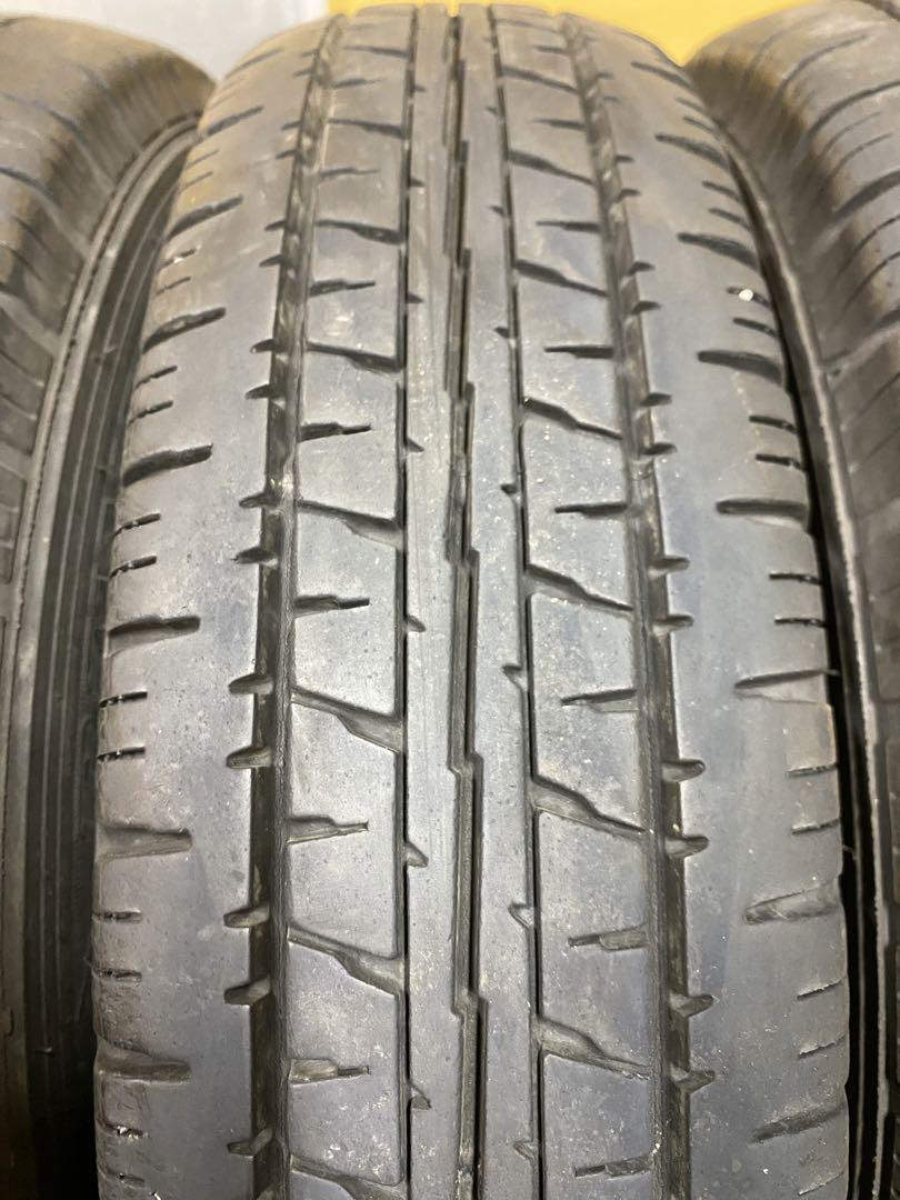 145R12 6PR・夏タイヤ4本軽トラ軽バン用80/78N・ラジアル中古
