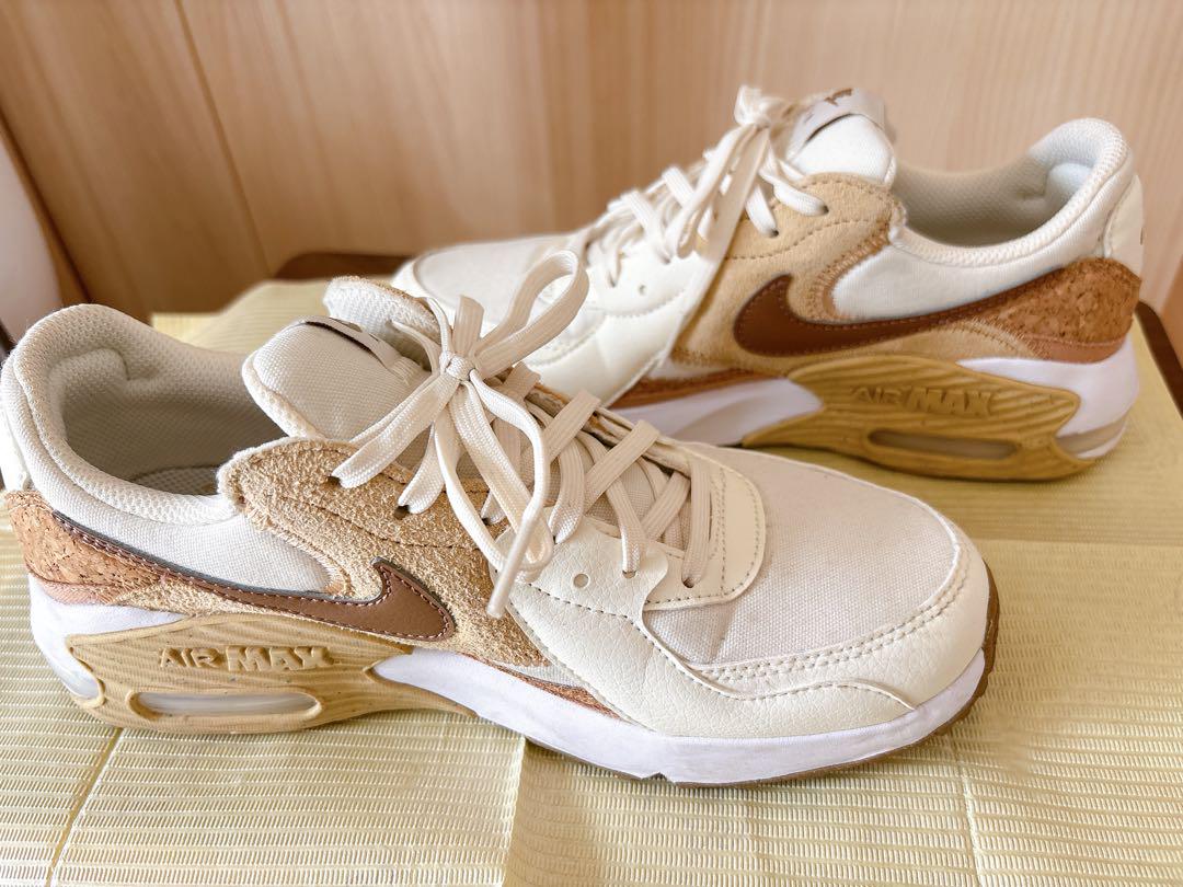 Nike Air Max ホワイト/ブラウン スニーカー　24㎝