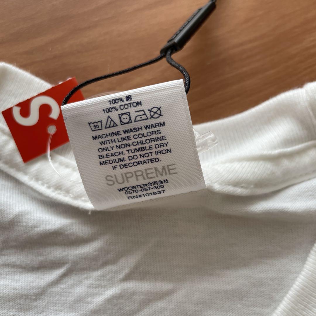 Supreme × BURBERRY BOX LOGO TEE L ホワイト