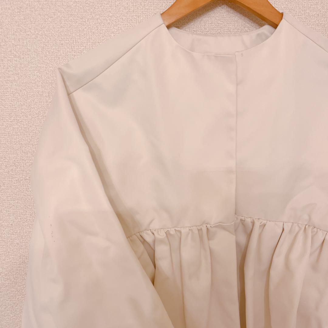 美品✨yori shirocon ロッシェ ショートコート ホワイト 白 34 yori shirocon ロッシェショートコート 34 ホワイト