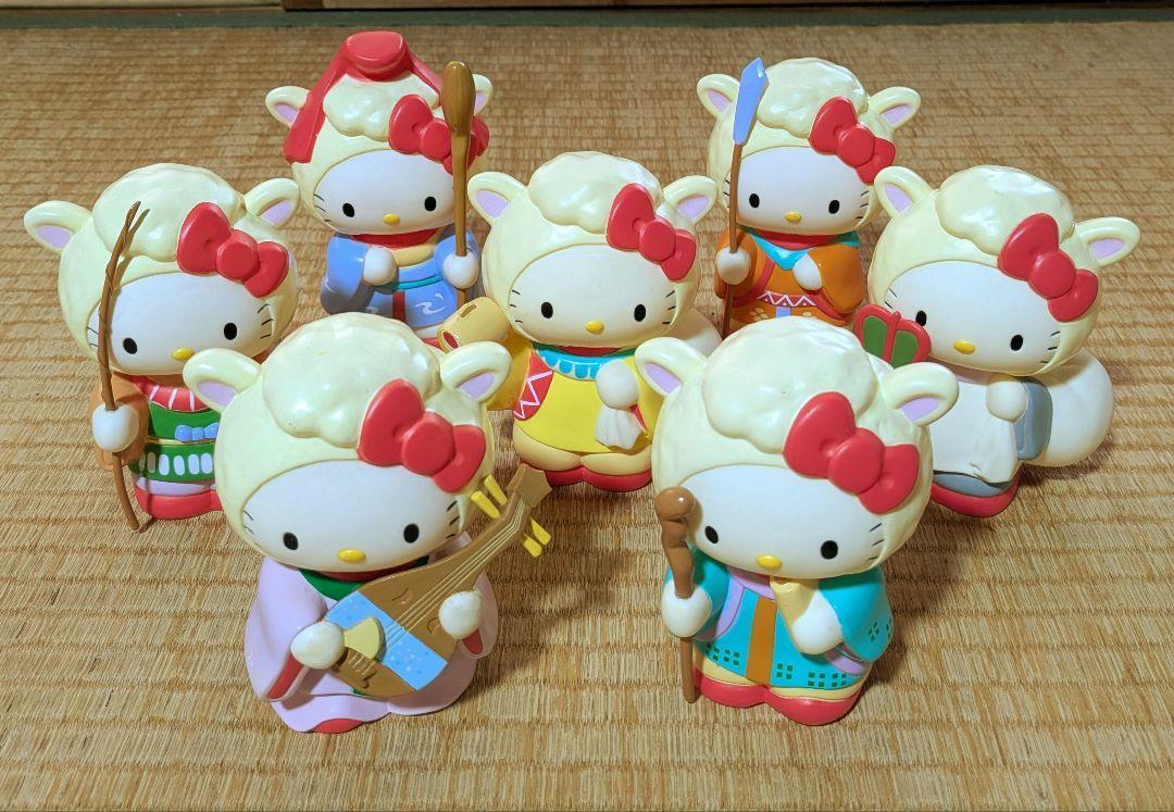 ハローキティ キティちゃん 七福神 宝船 陶器 置き物 インテリア
