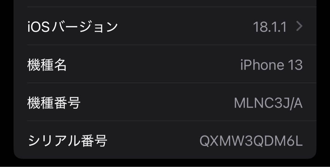 Apple iPhone 13 本体