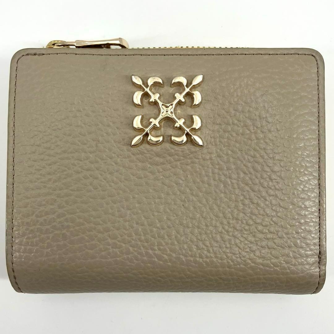 良品✨】ラシット 二つ折り財布 モノグラムプレート