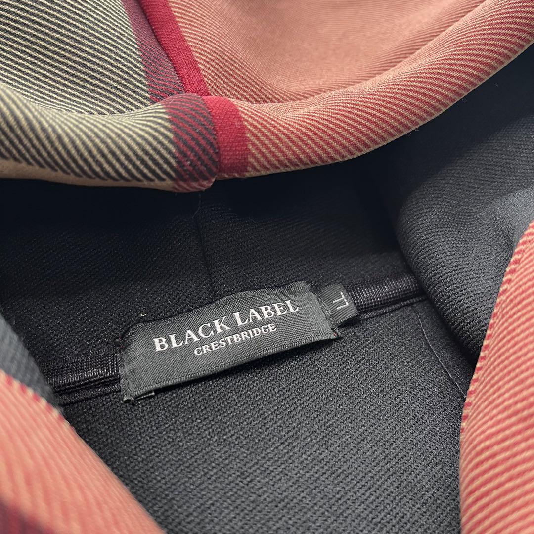 BLACK LABEL CRESTBRIDGE パターンミックスチェックパーカー