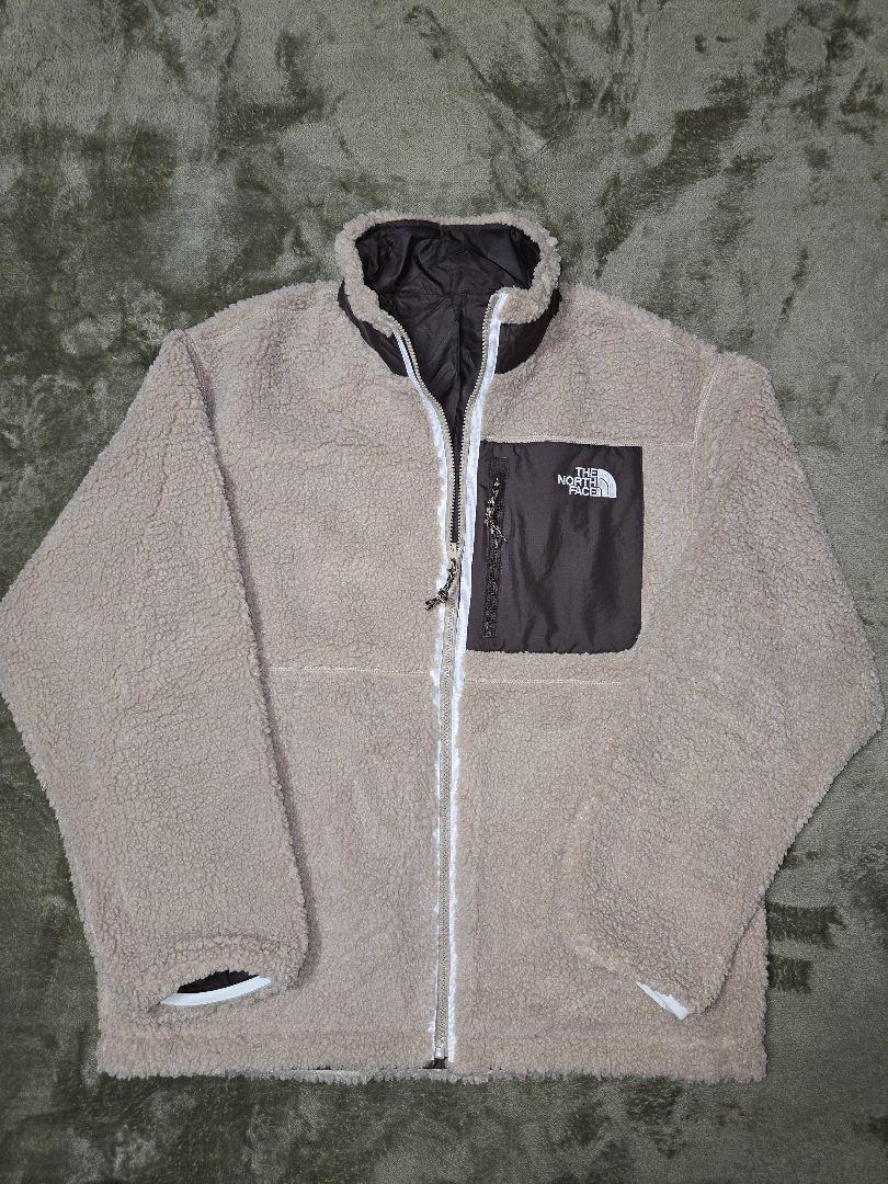 【美品】ザ・ノースフェイス　プレイグリーンリバーシブルフリースジャケット