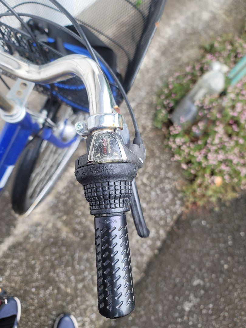 27インチ、青 シティサイクル ママチャリ