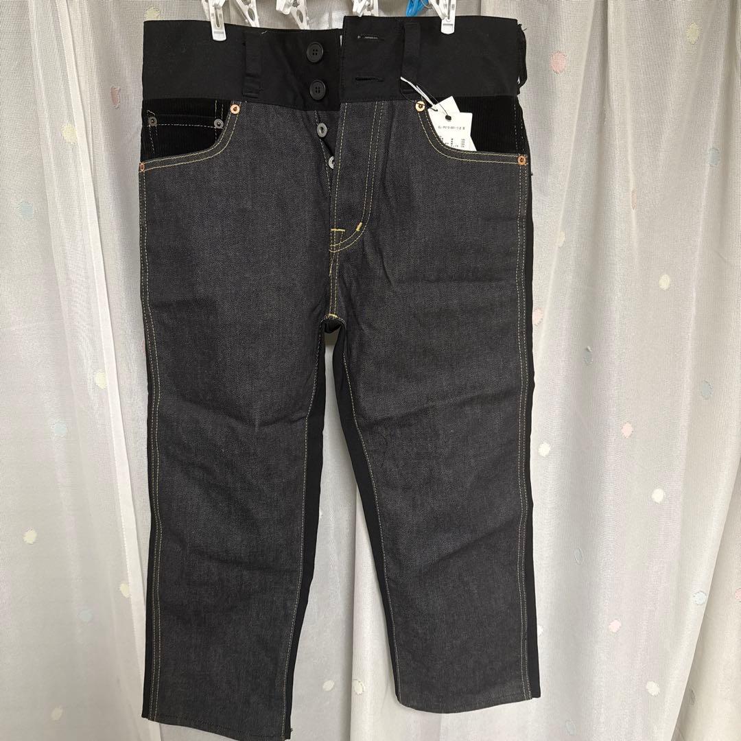 GANRYU リバーシブルショートパンツ ダークデニム ブラックS・GANRYU