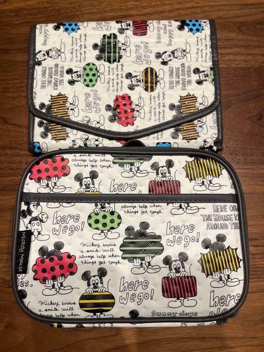 Skater 母子手帳ケースおむつポーチ ミッキースケッチ 品揃え豊富で