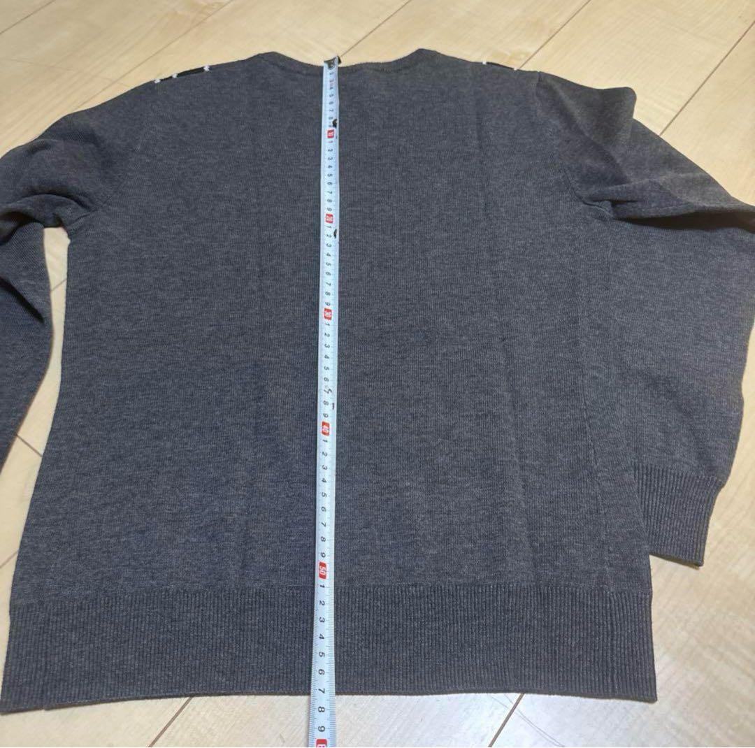 【美品】デサント　ゴルフ　セーター　スカート　上下　2点2023秋冬　M