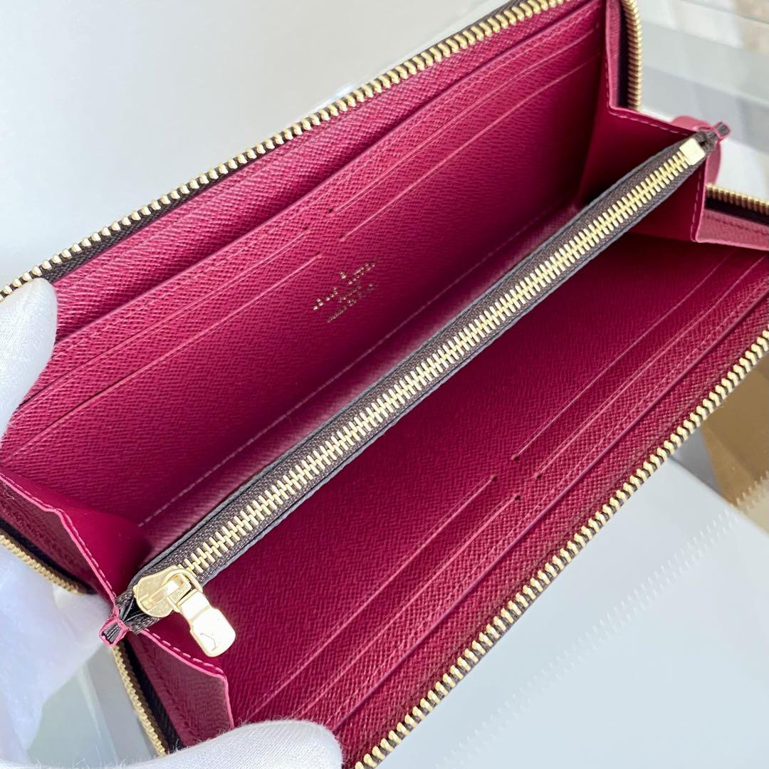楽天市場】【新品】 ルイヴィトン 長財布 ポルトフォイユ クレマンス モノグラム ピンク系 ／ リバース ルイヴィトン ラウンドファスナー長財布  LOUIS VUITTON ルイヴィトン 財布 レディース ジッピーウォレット 長サイフ スマート 薄い スリム LVロゴ ブランド 