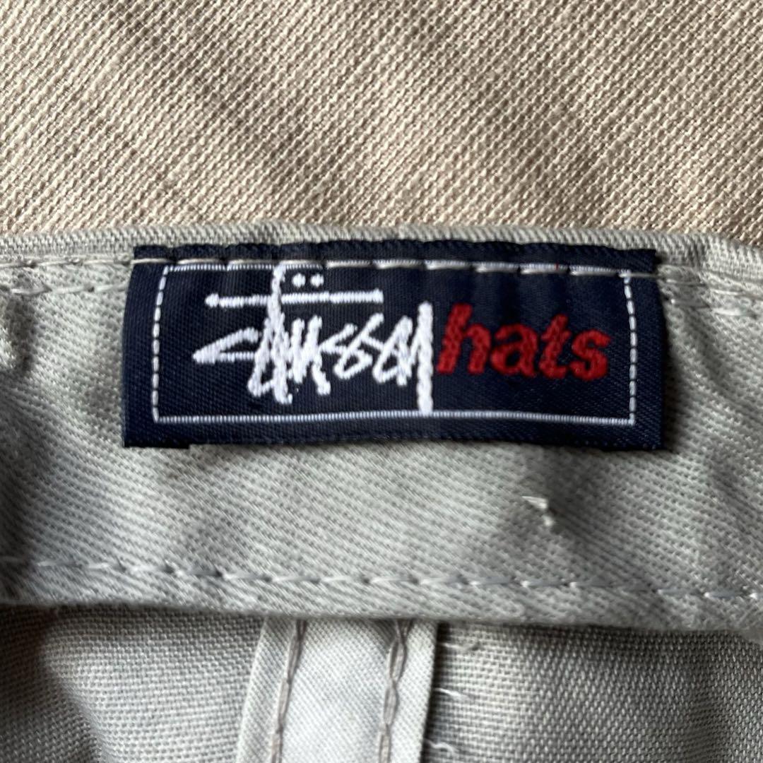 “刺繍ロゴ” old stussy 6パネルキャップ stussyhats