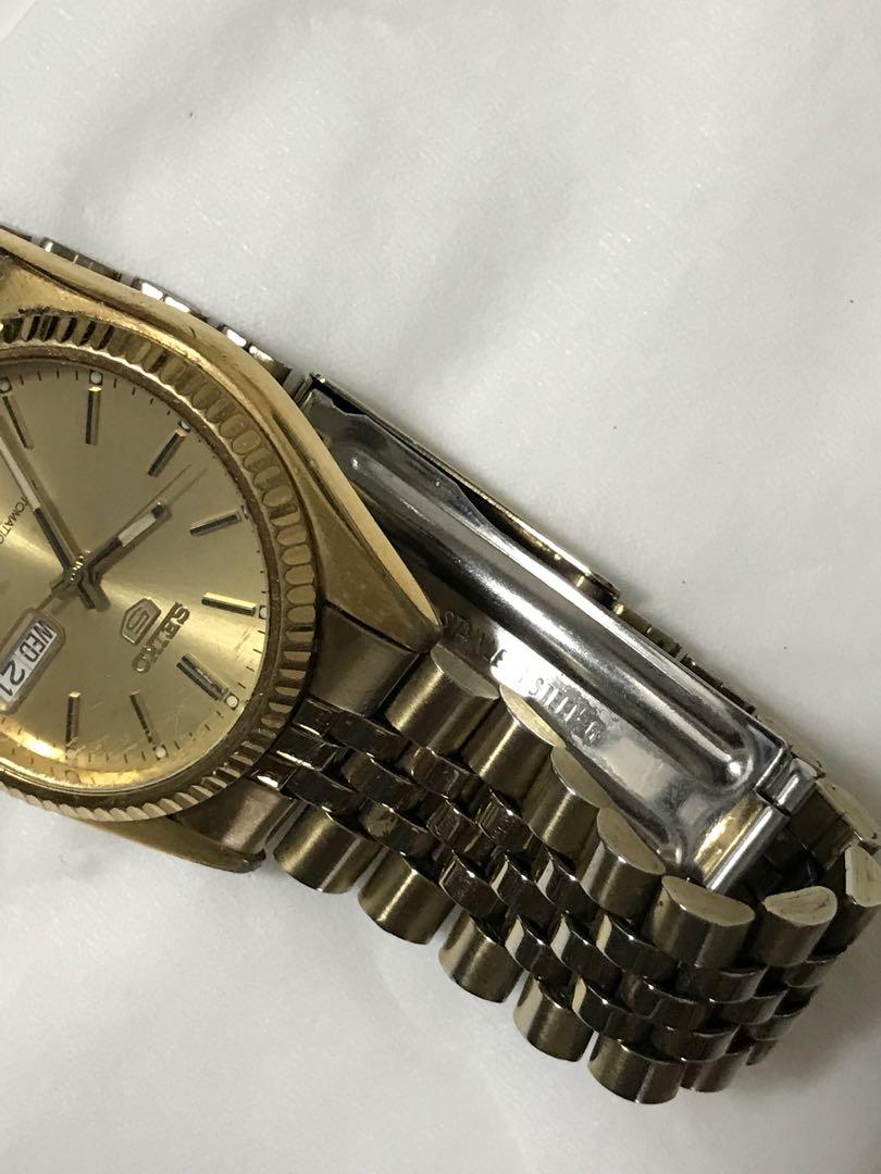 SEIKO 自動巻き ゴールド 腕時計