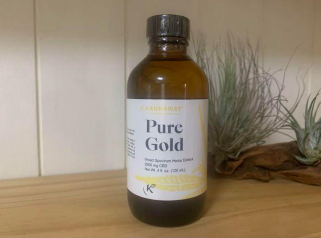 ⭐️kannaway⭐️ピュアゴールド2000mg 2本 6月新入荷分 キャナウェイCBD Pure Gold 2000mg