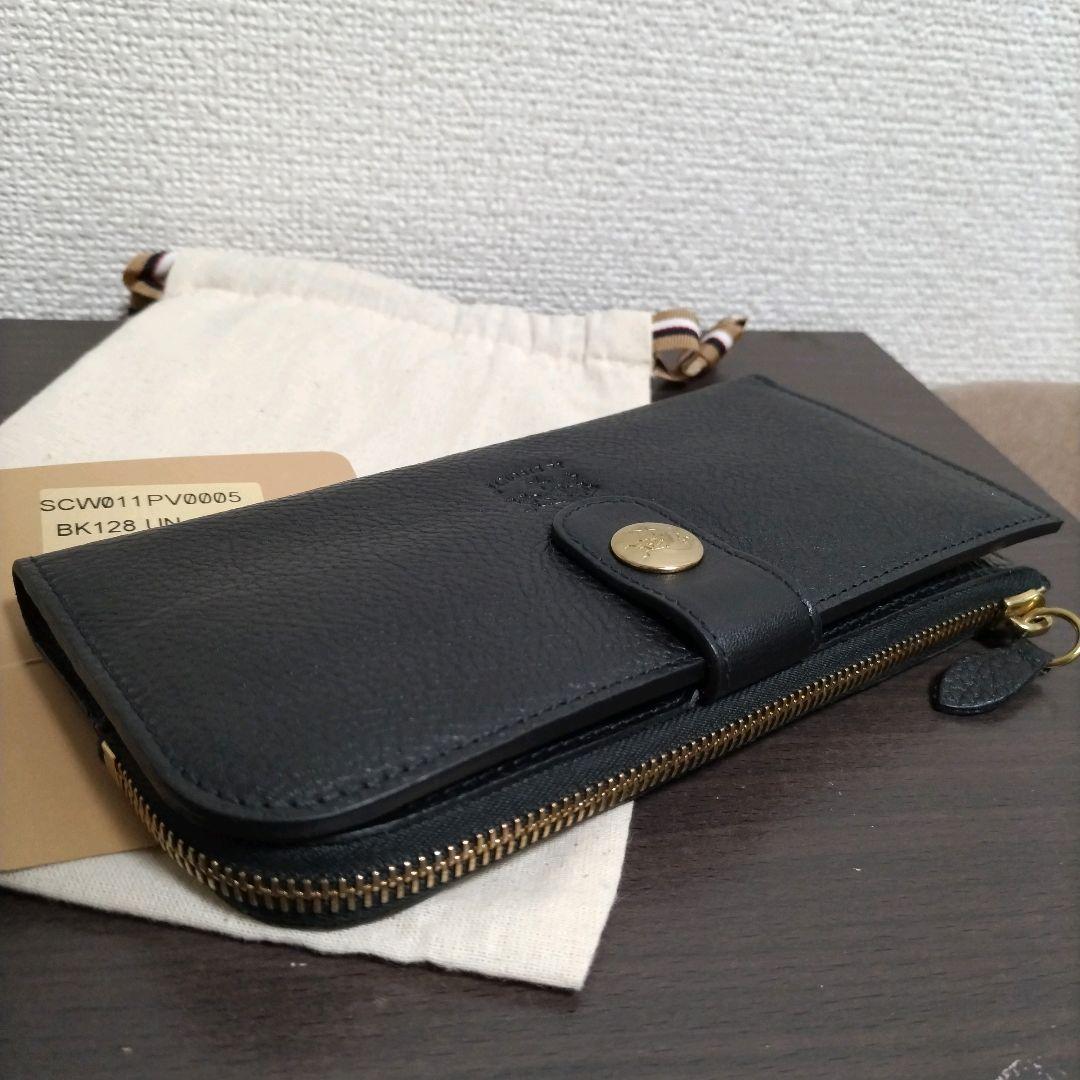 新品 イルビゾンテ 本革 レザー 財布 ウォレット ブラック NERO
