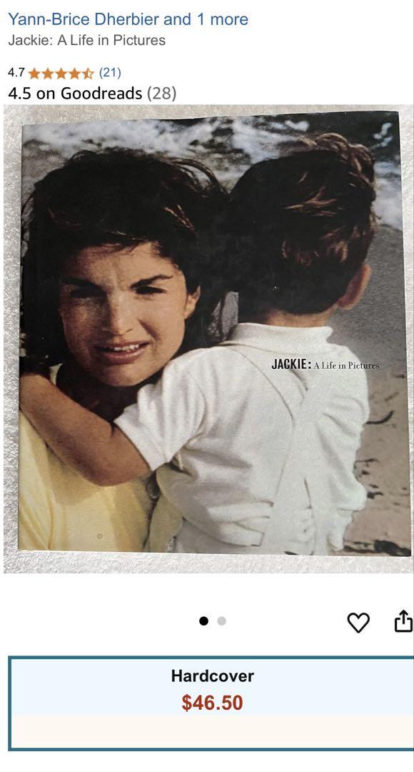 訳あり 洋書 JACKIE ジャクリーンケネディ 本