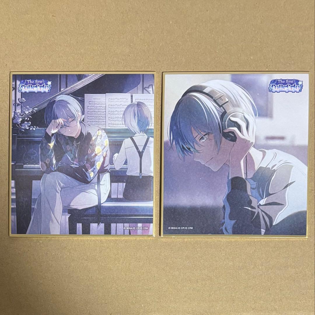 プロセカ 青柳冬弥 ミニ色紙 44C 特訓前後 Blender ブレンダー