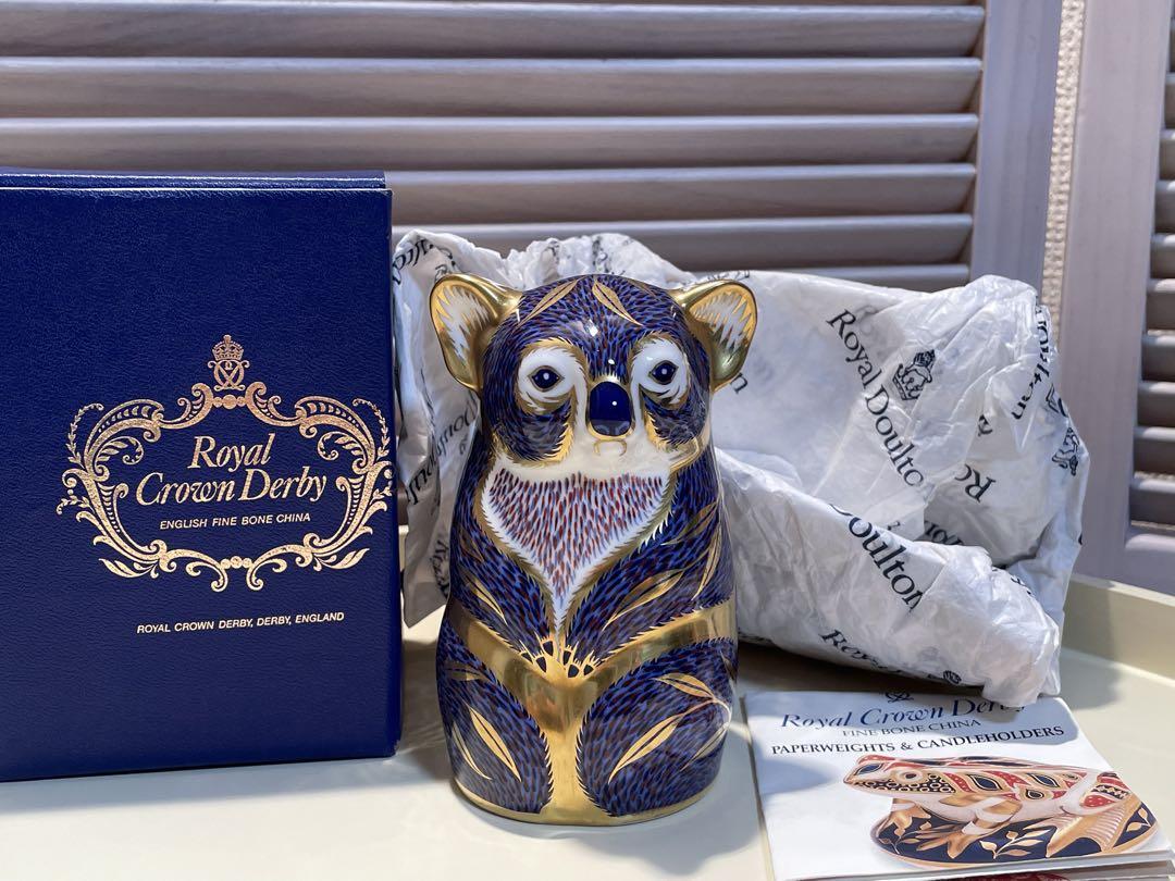 ロイヤルクラウンダービー コアラ 美品 箱あり 置物