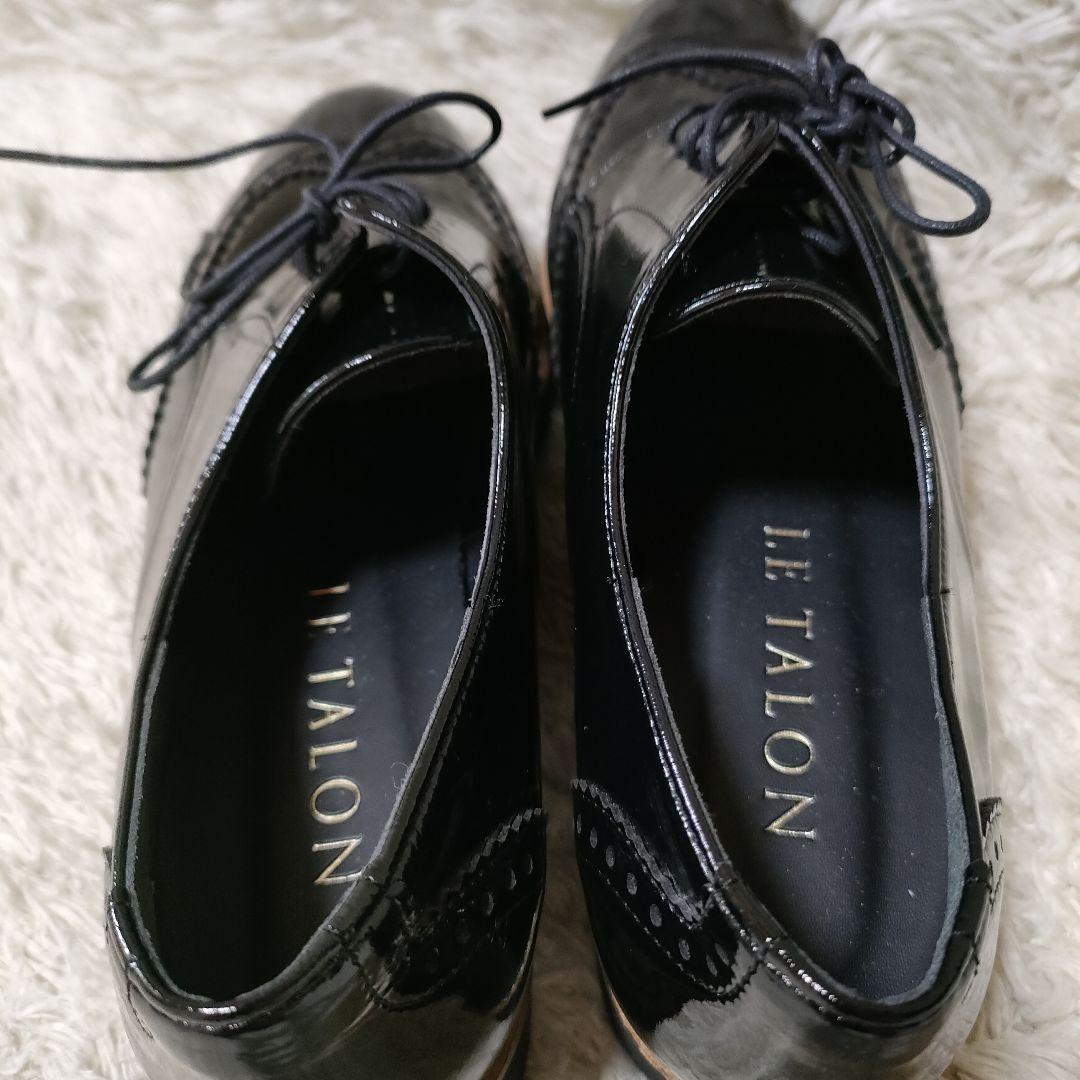 LE TALON ルタロン 厚底 エナメル オックス ローファー シューズ