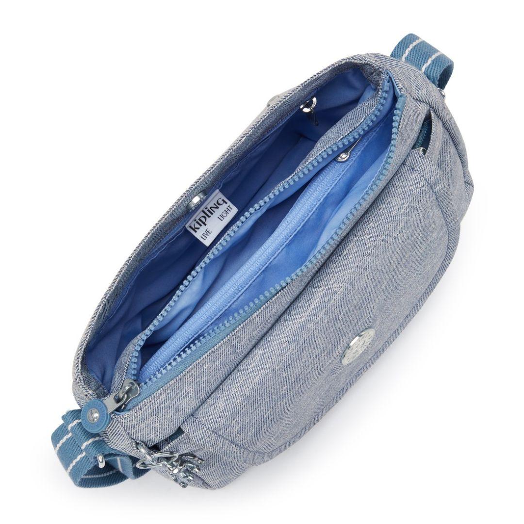 Kipling ショルダーバッグ グレー/ブルー