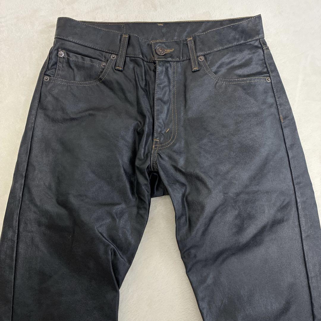 Levi's503-03 W30L34 コーティングデニムパンツ　ブラック Levi's503-03 W30L34 コーティングデニムパンツ ブラック - メルカリ