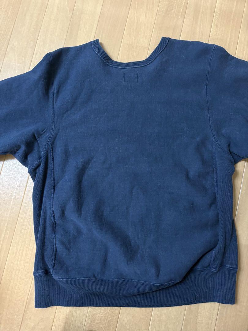 WAREHOUSE ろーぐす別注 スウェット Lサイズ ネイビー　ウェアハウス
