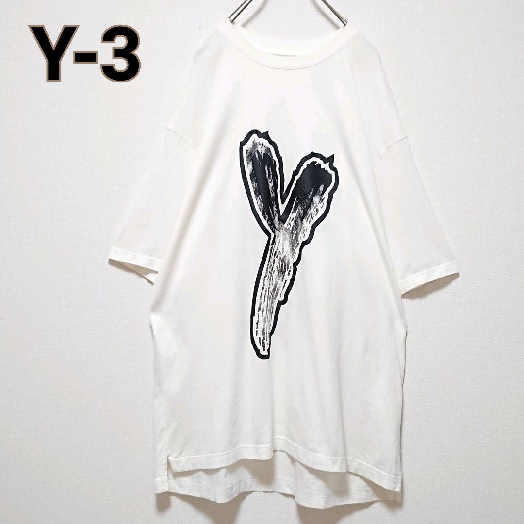 希少 ワイスリー 両面 デカ ロゴ オーバーサイズ ホワイト 半袖 Tシャツ