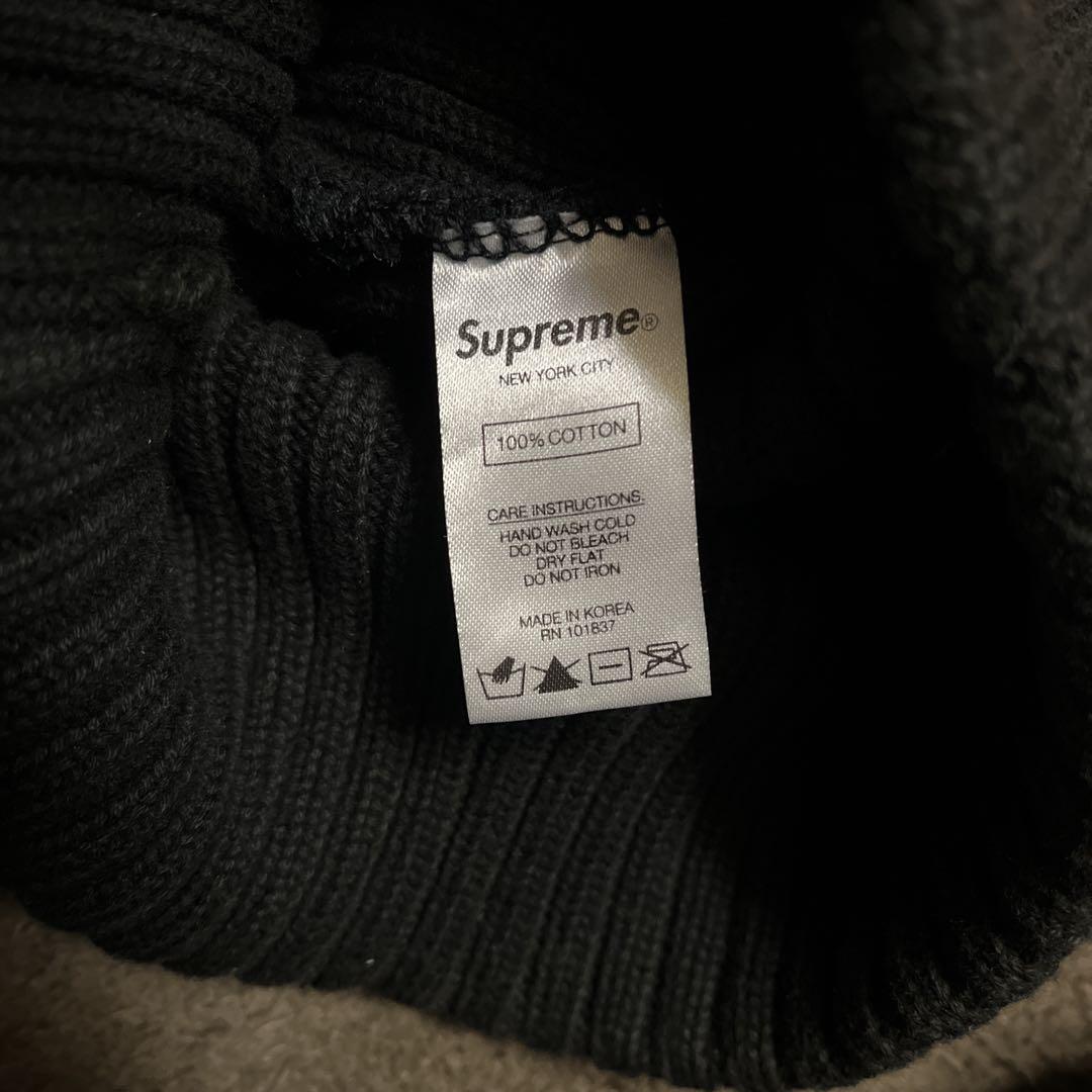 シュプリームボックスロゴビーニー　ニット帽　supreme