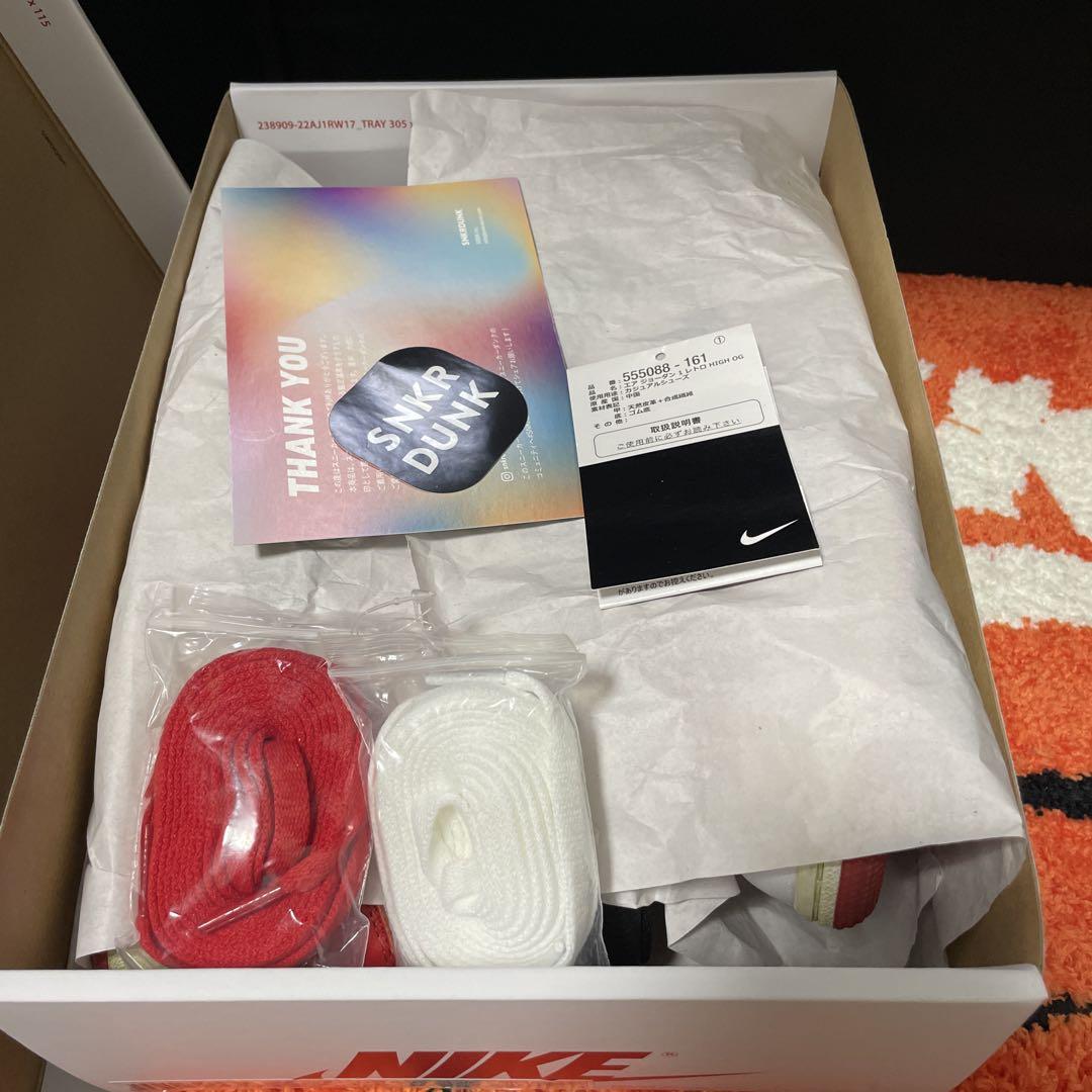 靴 AIR JORDAN 1 HIGH OG Heritage Travis cus