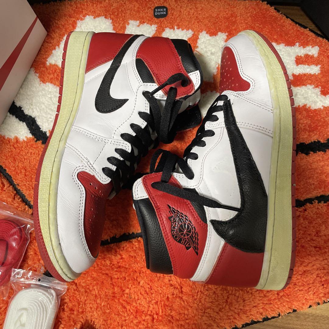靴 AIR JORDAN 1 HIGH OG Heritage Travis cus