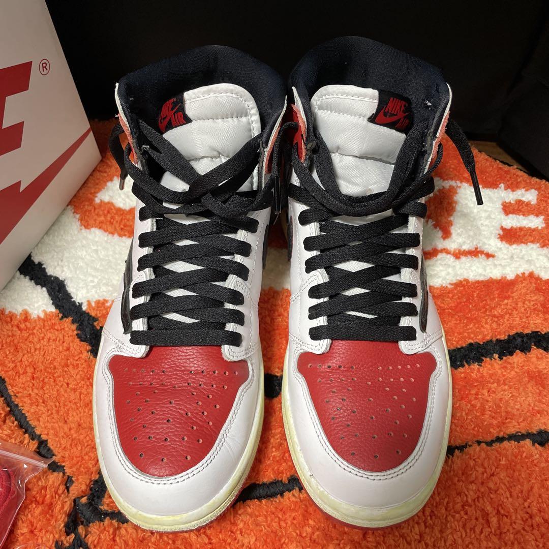靴 AIR JORDAN 1 HIGH OG Heritage Travis cus