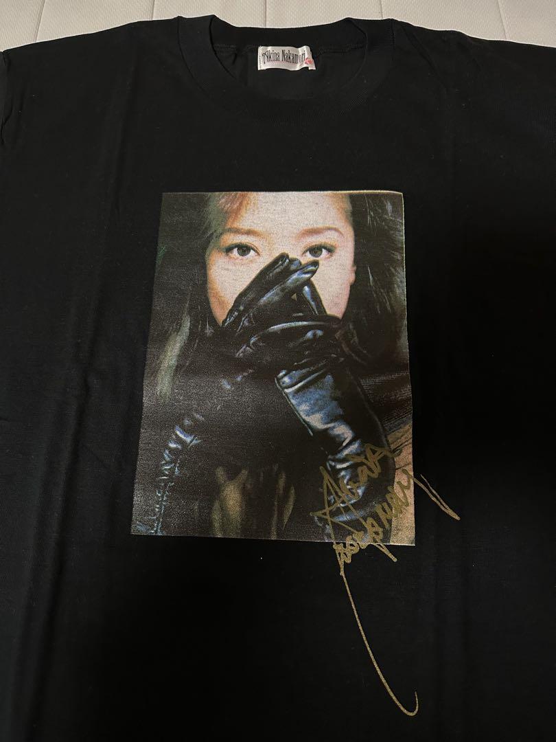 中森明菜 felicidad1997サイン入りTシャツ ブラック
