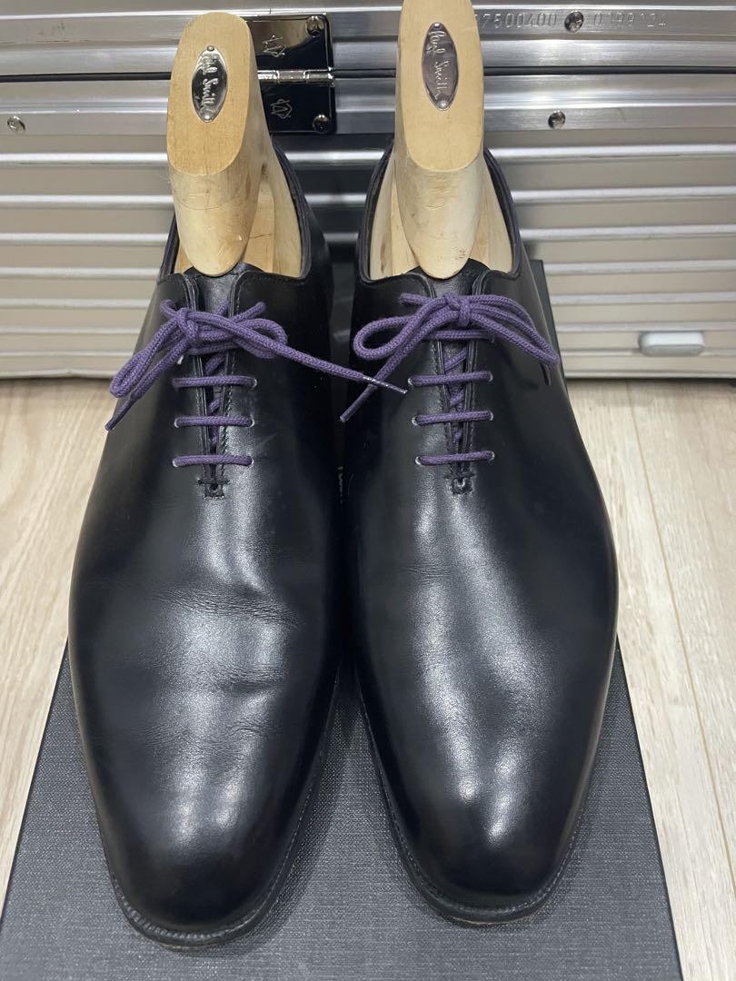 在庫処分 激安 状態良好CROCKETT&JONES/Paul Smith レザーシューズ 靴